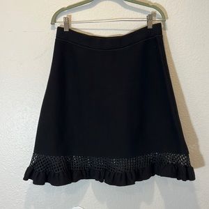 Rachel Rachel Roy Sweater Skirt Size XL. Stretchy with Beautiful Crochet Detail